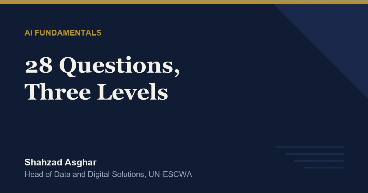 AI Explained Simply: 28 Questions Answered at Three Levels