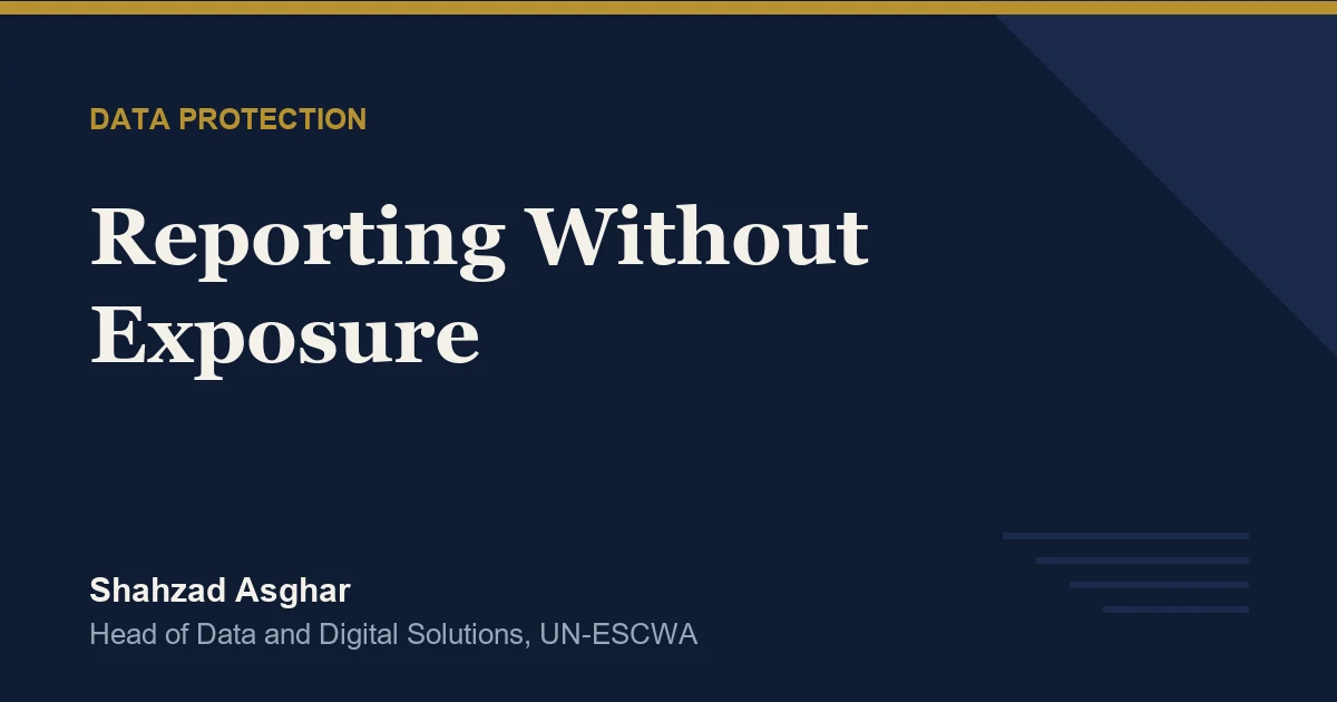 Secure and Anonymized Reporting System for Humanitarian Emergencies
