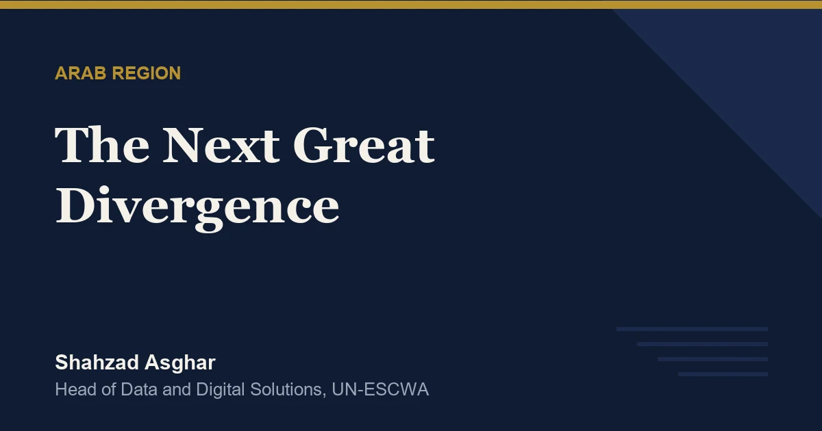 The Next Great Divergence: Asymmetries in Artificial Intelligence Preparedness and the Political Economy of the Arab World